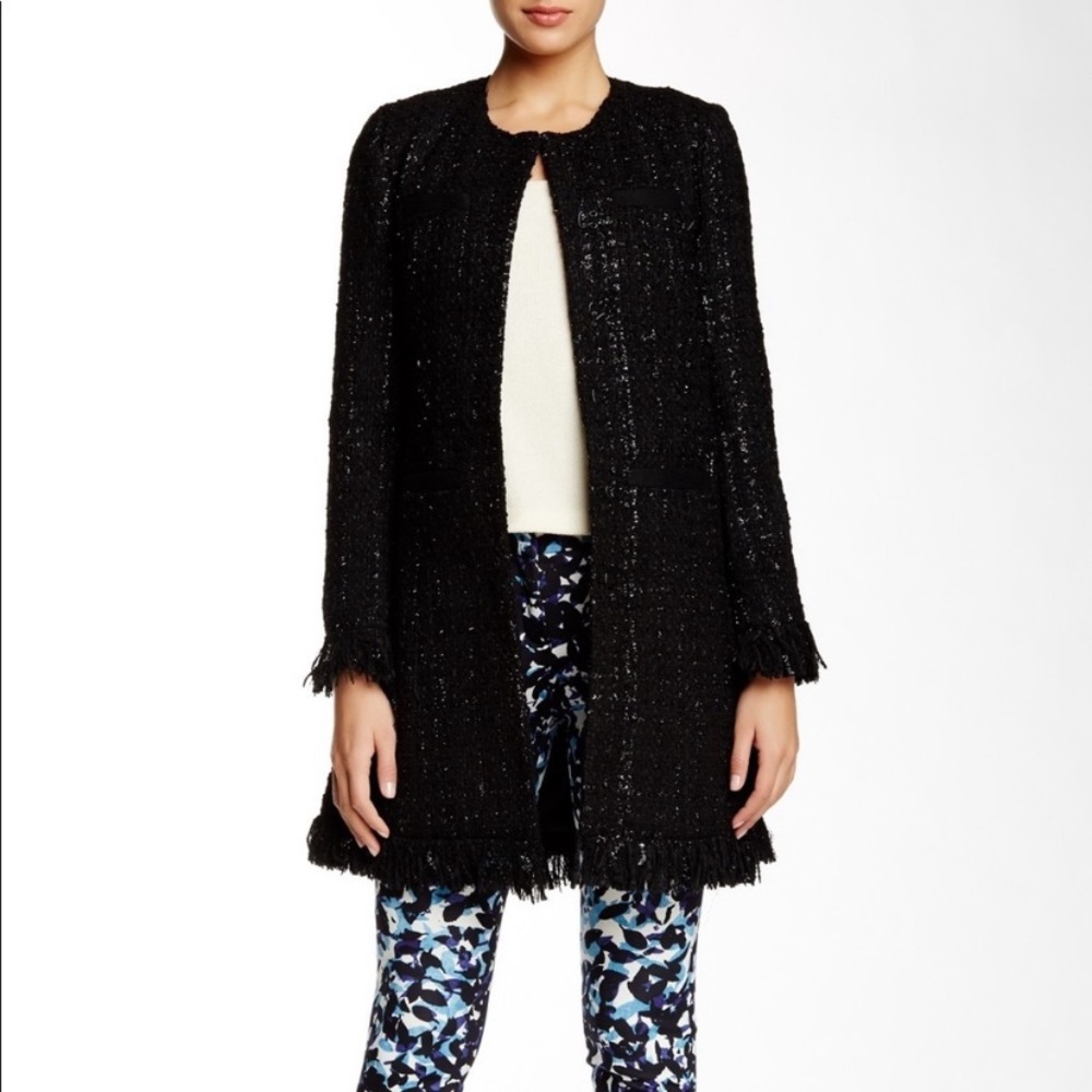 Vertigo Paris tweed black jacket NWT